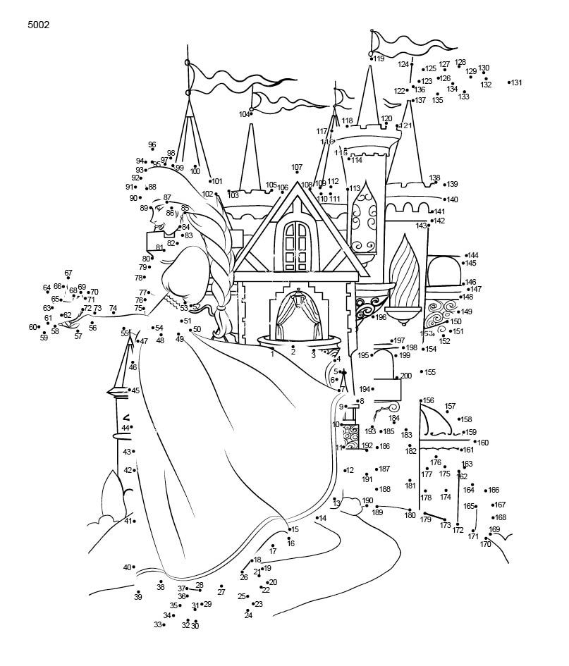 5002 Dot To Dot 1 200 Fairytale Magic Kiddo Books