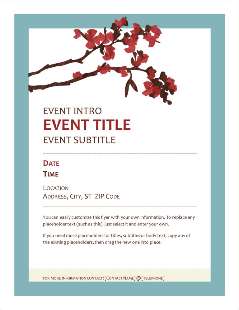 57 Free Poster And Flyer Templates Clean Simple And Minimalist