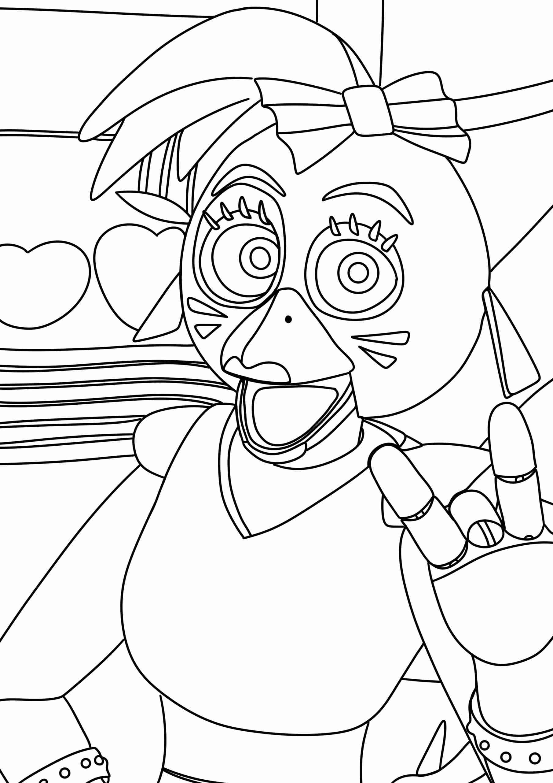 fnaf printable coloring pages