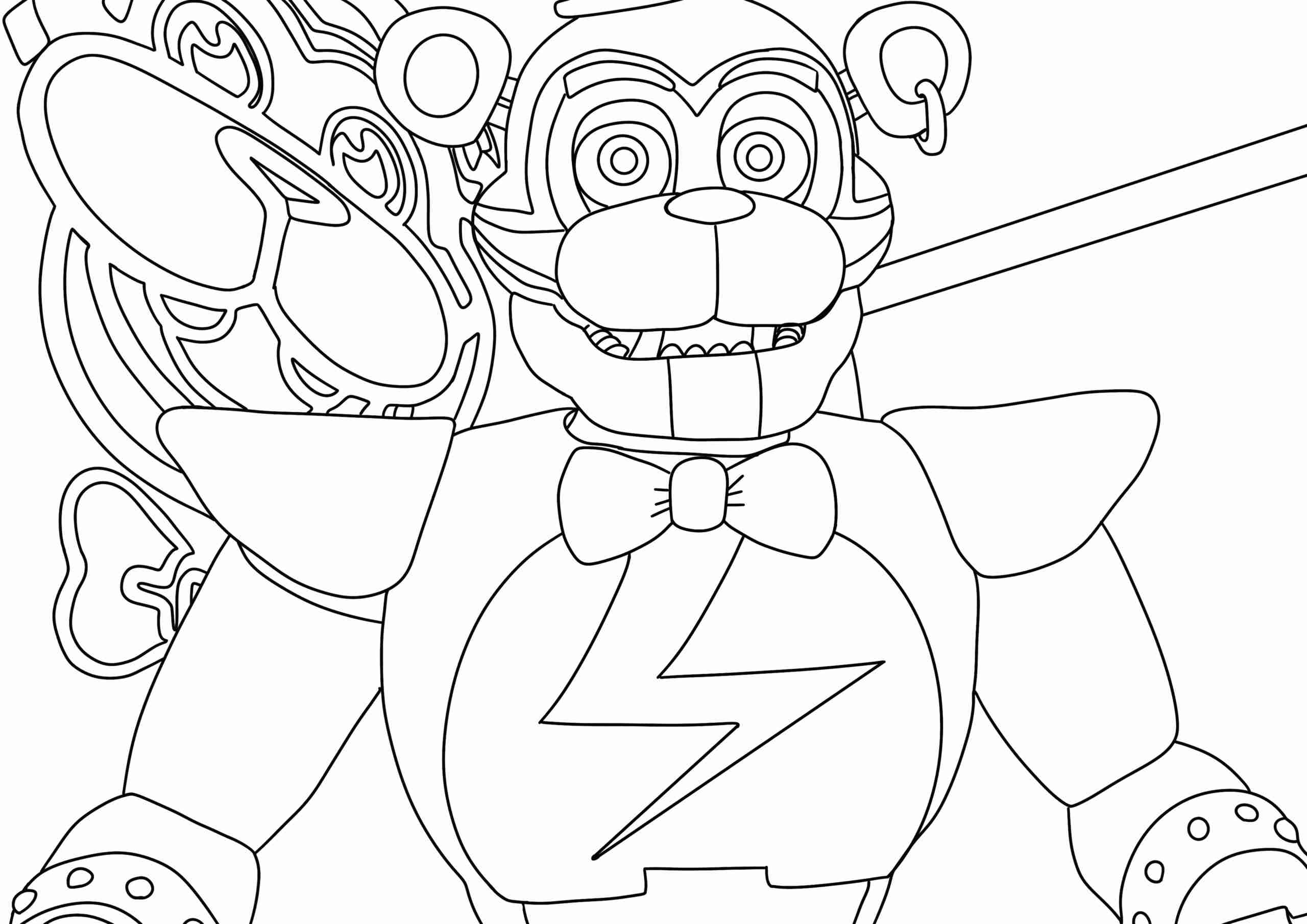 fnaf coloring sheets printables