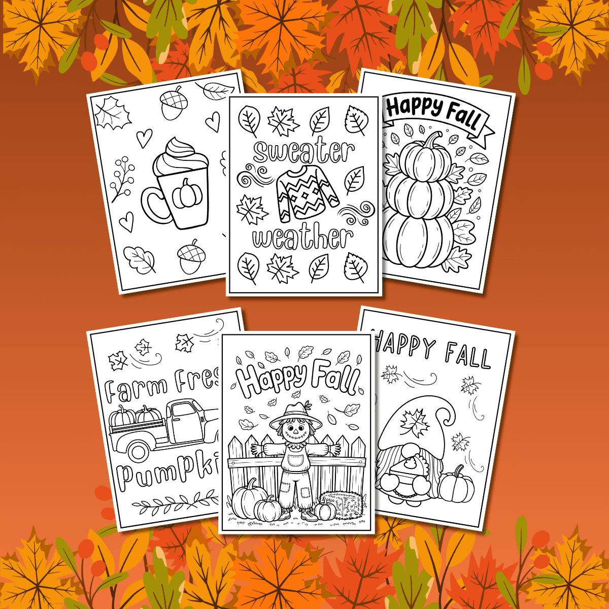60 Free Printable Fall Coloring Pages Prudent Penny Pincher