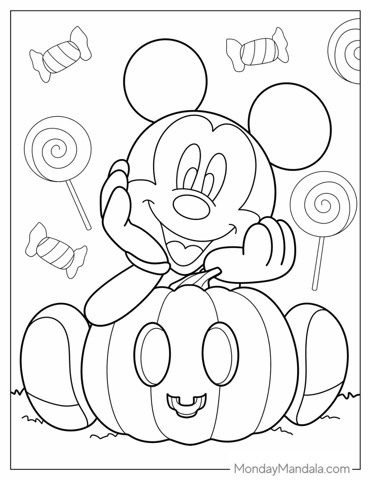 printable coloring pages of pumpkins