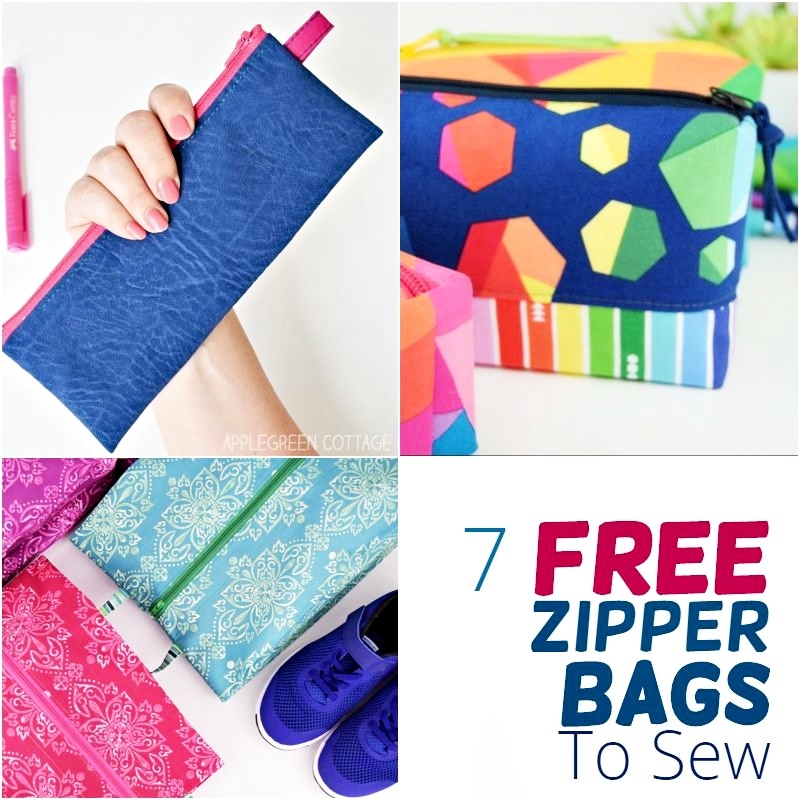 7 Absolutely Free Zipper Bag Patterns You ll Love AppleGreen Cottage