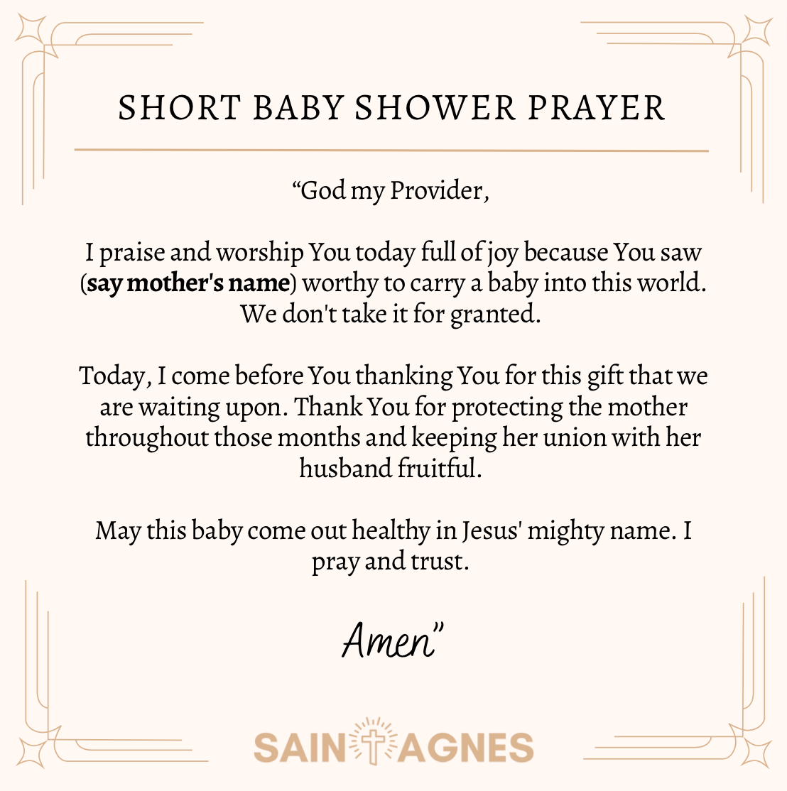 prayers for baby shower printable prayers for baby shower printable