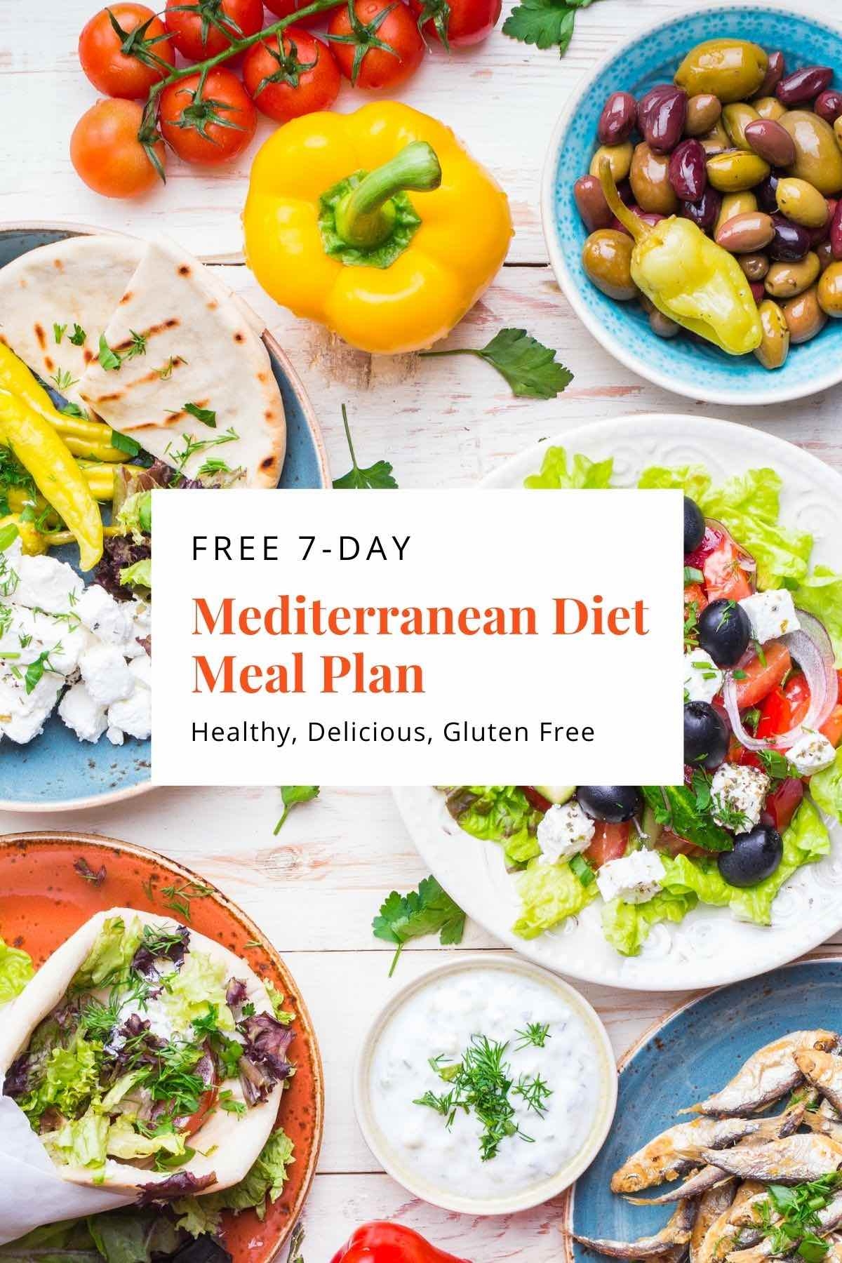 7 Day Mediterranean Diet Meal Plan Healthy Delicious U0026 Gluten Free