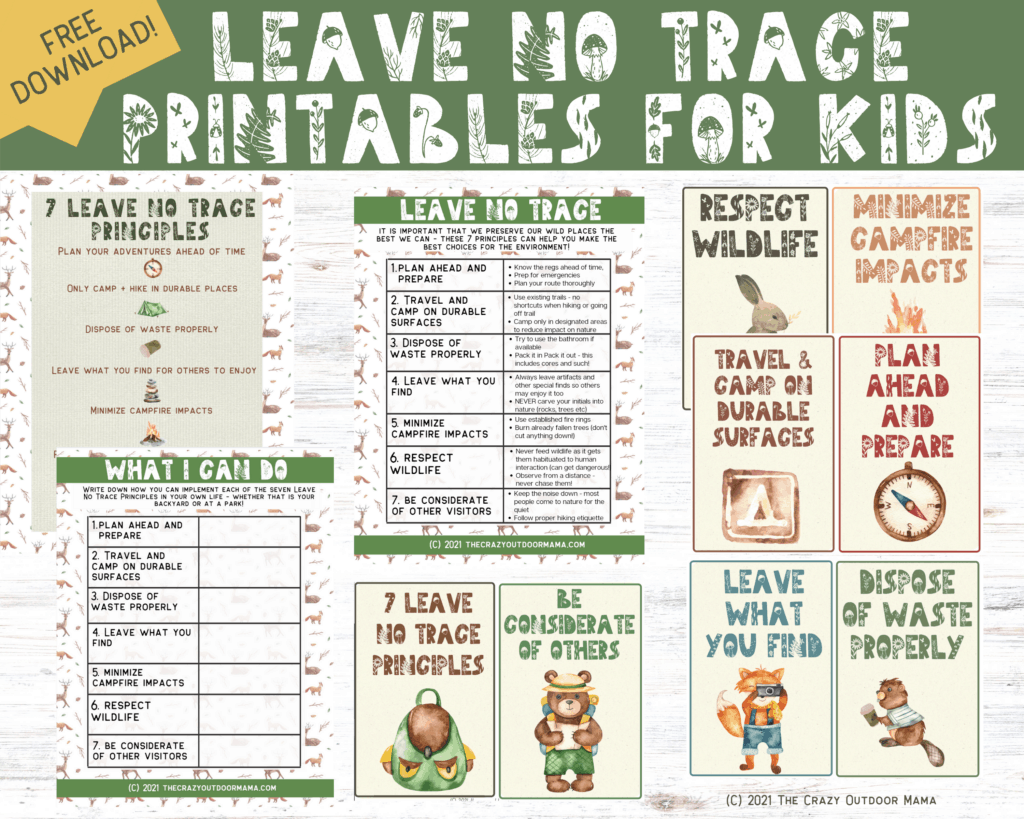 leave no trace printable