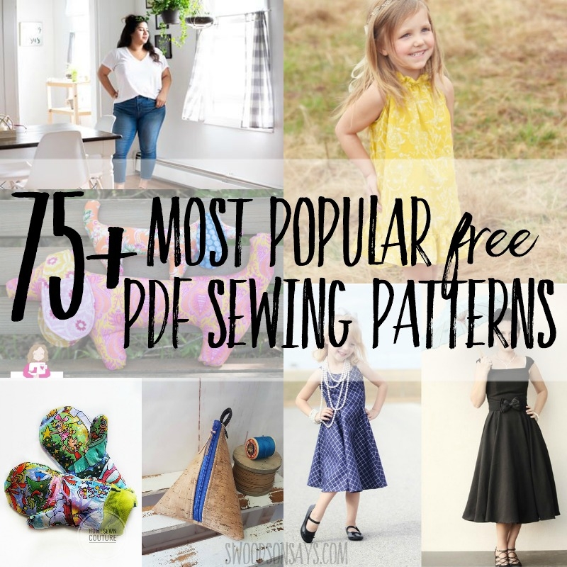 75 Most Popular Free PDF Sewing Patterns Swoodson Says