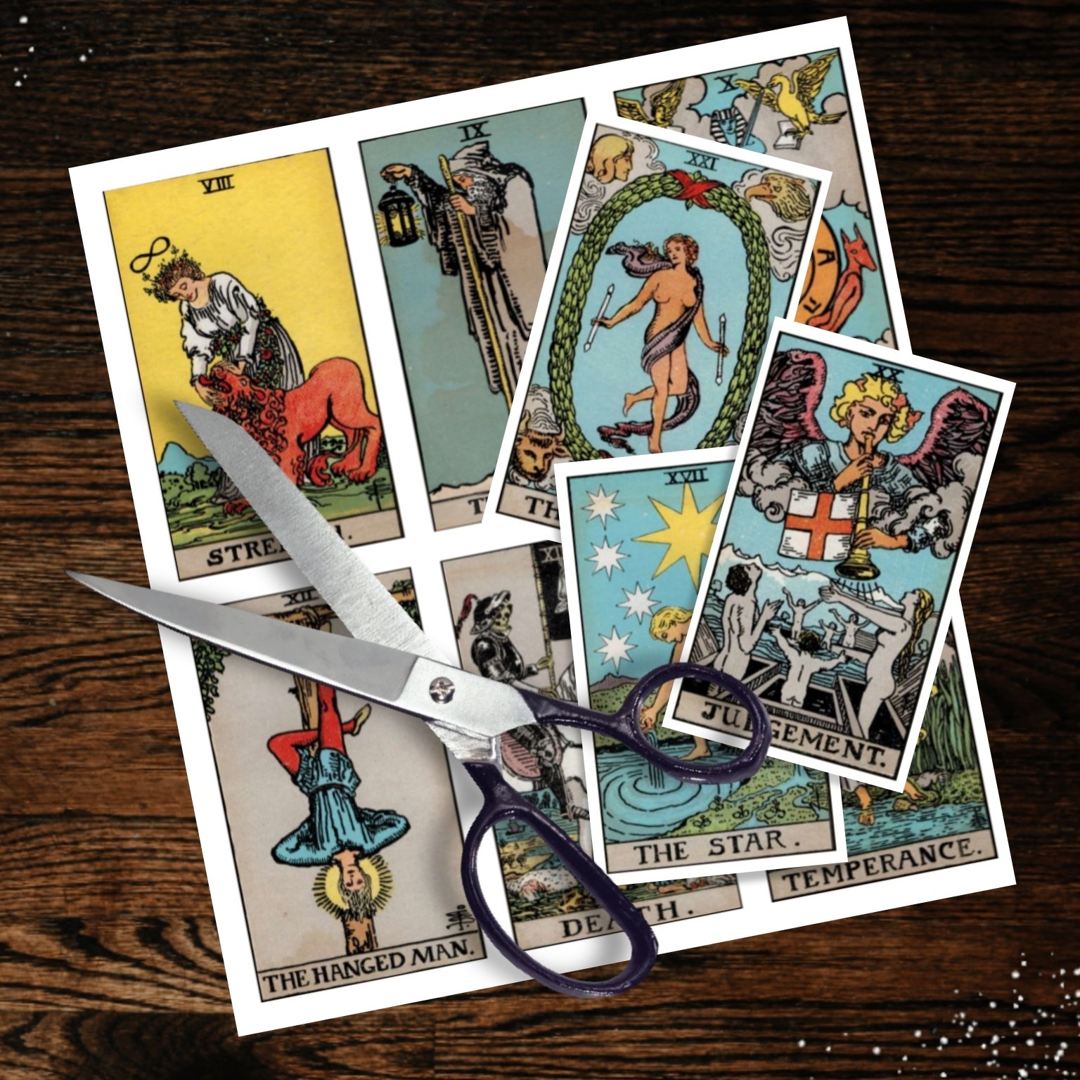 free printable tarot cards pdf