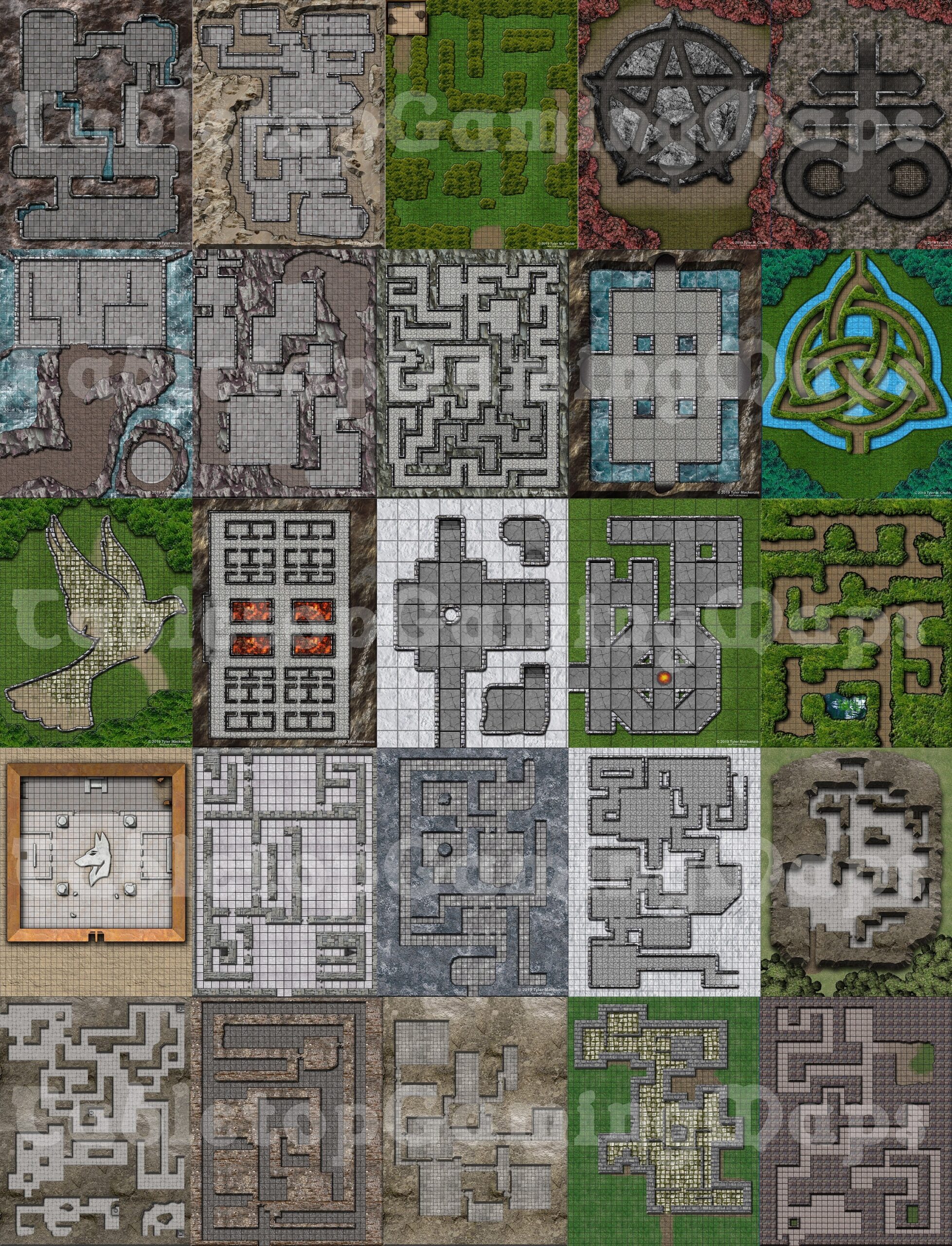 85 TTRPG Battle Maps Dungeons U0026 Dragons Pathfinder Daggerheart Terrain 5E Sidequests DND Fantasy Game Master RPG Etsy