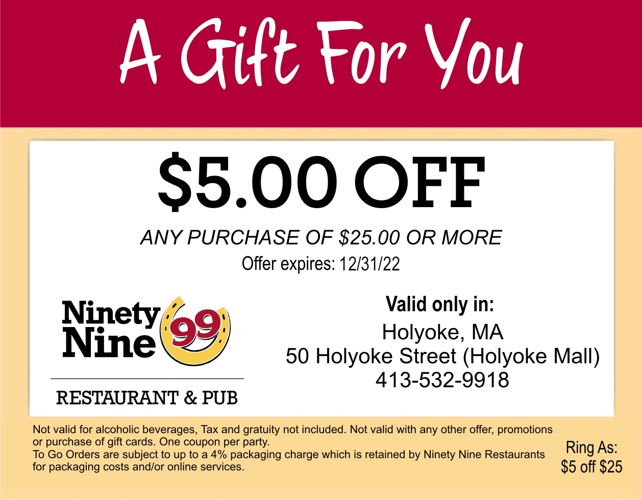 99 Hot Sale Restaurant Coupons