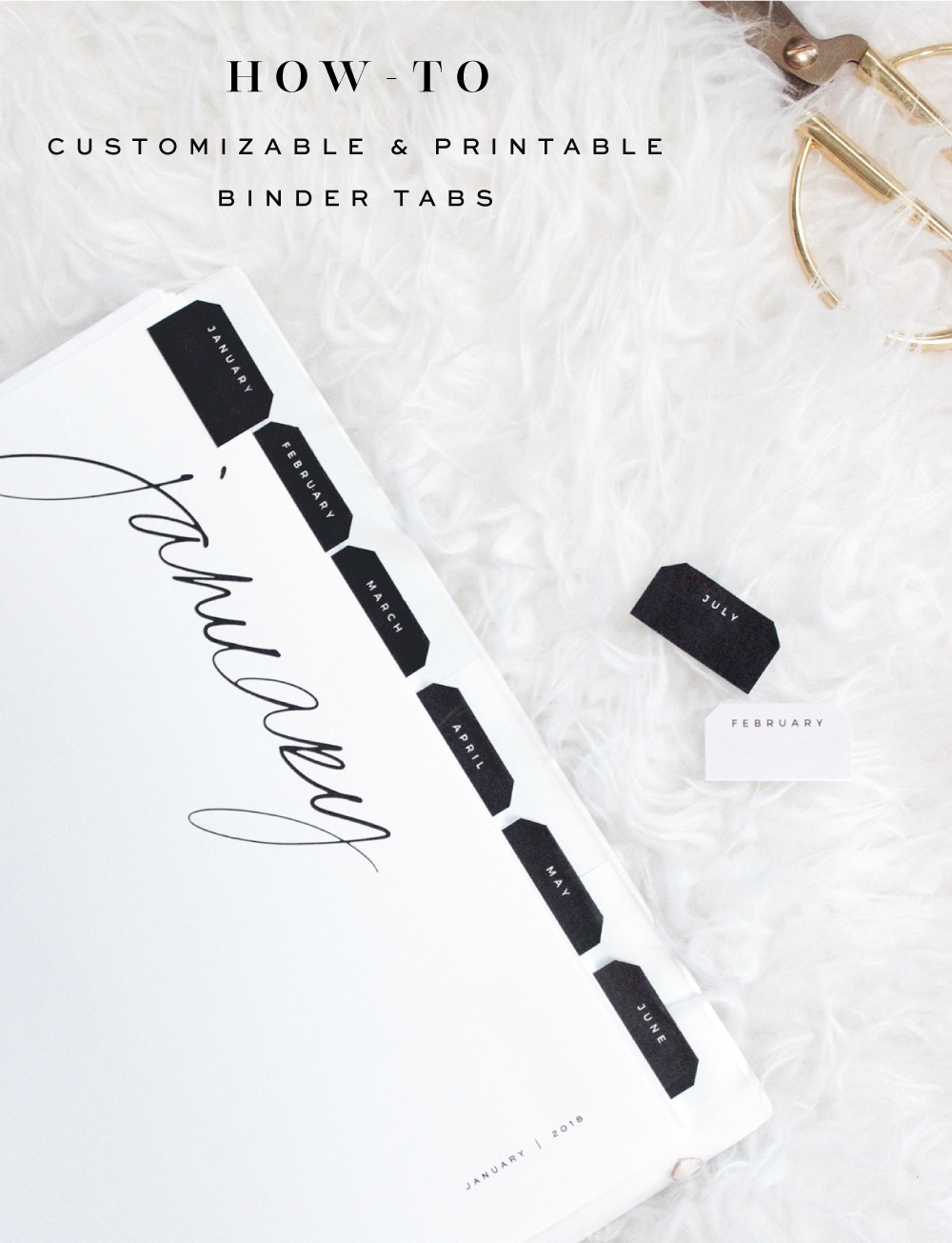 free printable divider tabs template