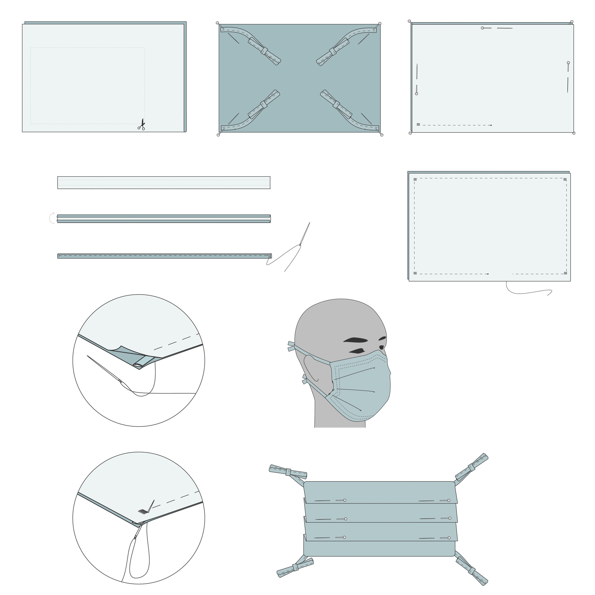 face mask pattern printable