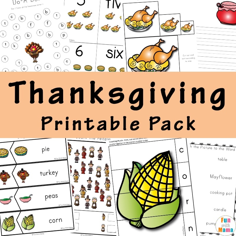 A Thanksgiving Printable Pack For Learning History U0026 More A Thanksgiving Printable Pack For Learning History U0026 More
