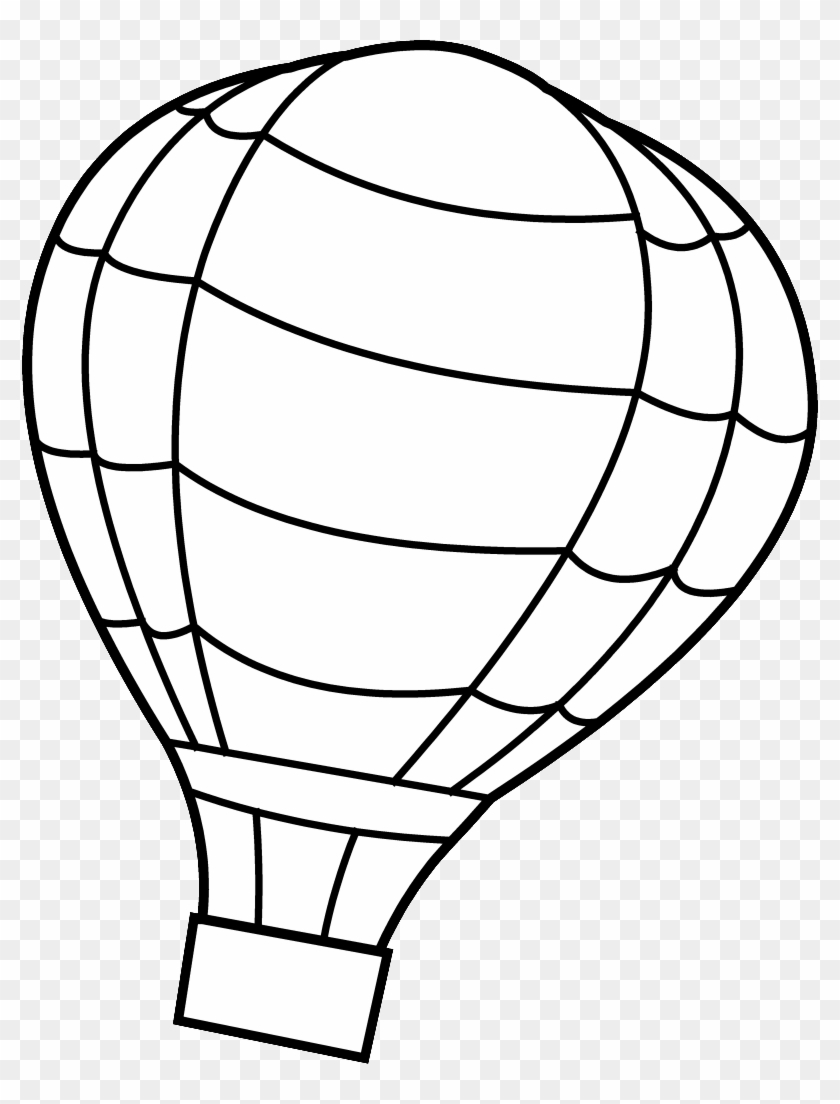 Add Favorite Hot Air Balloon Coloring Page Free Transparent 