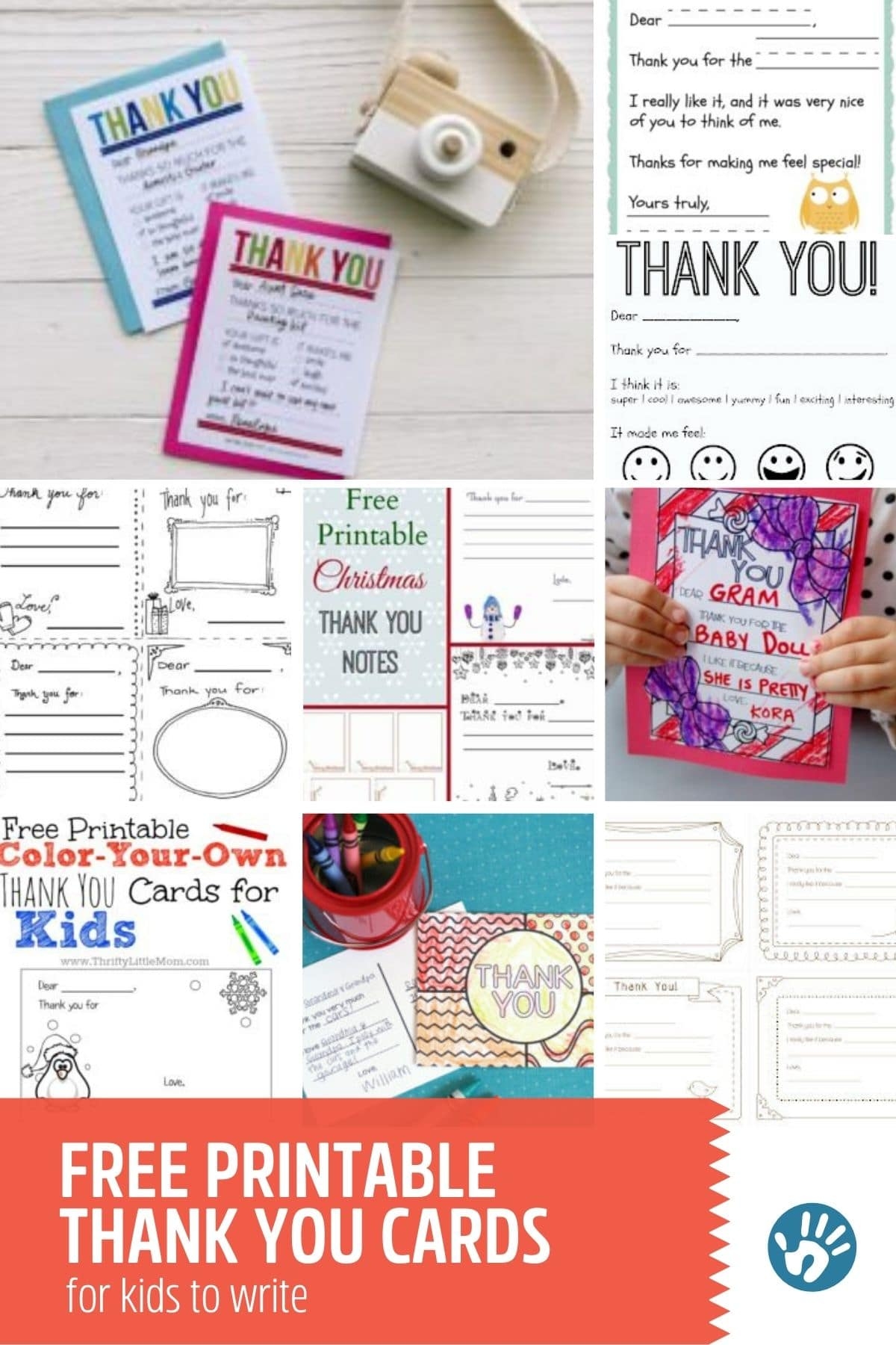 Adorable Printable Thank You Cards For Kids To Write HOAWG