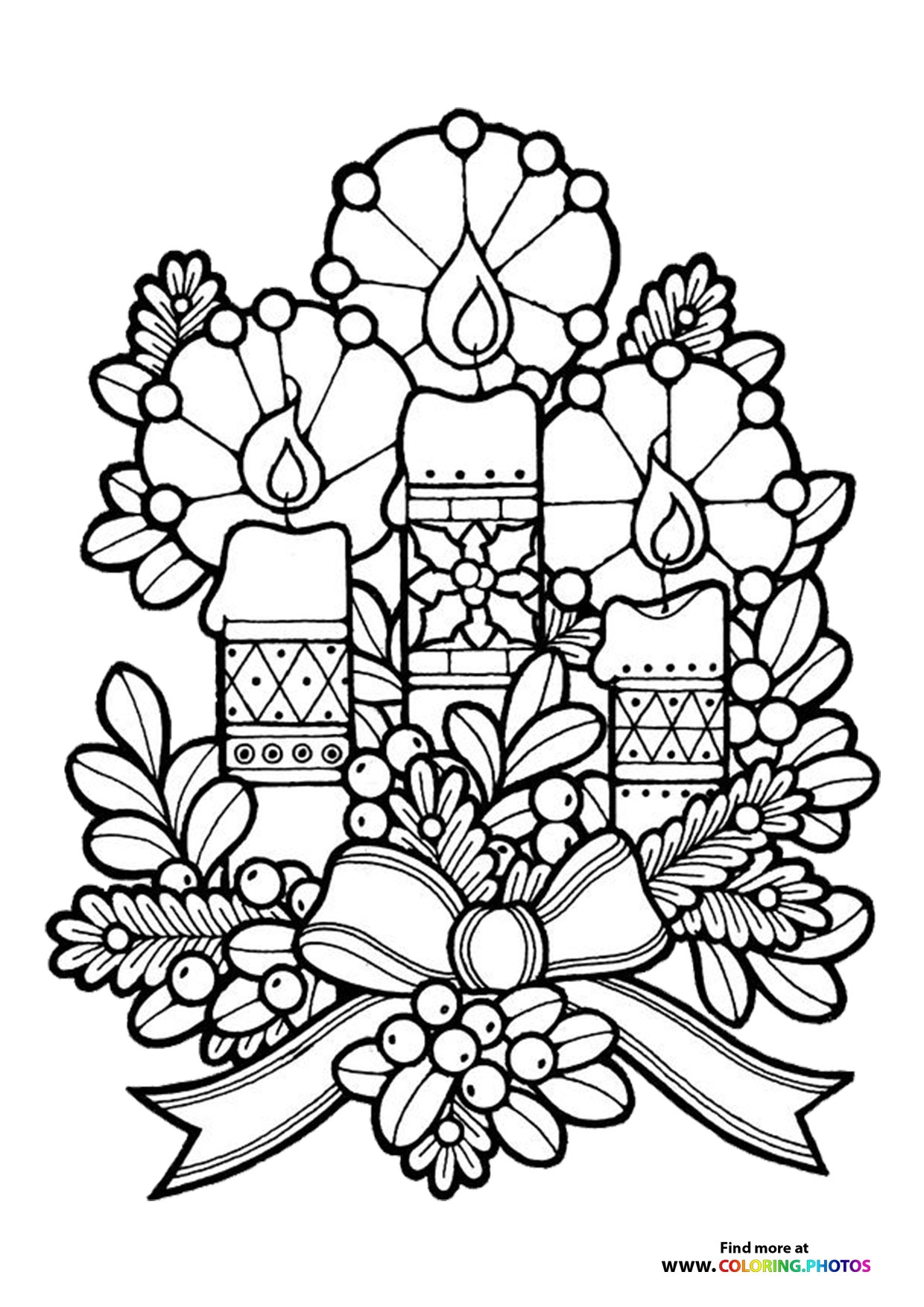 Advent Coloring Pages For Kids Free And Easy Print Or Download