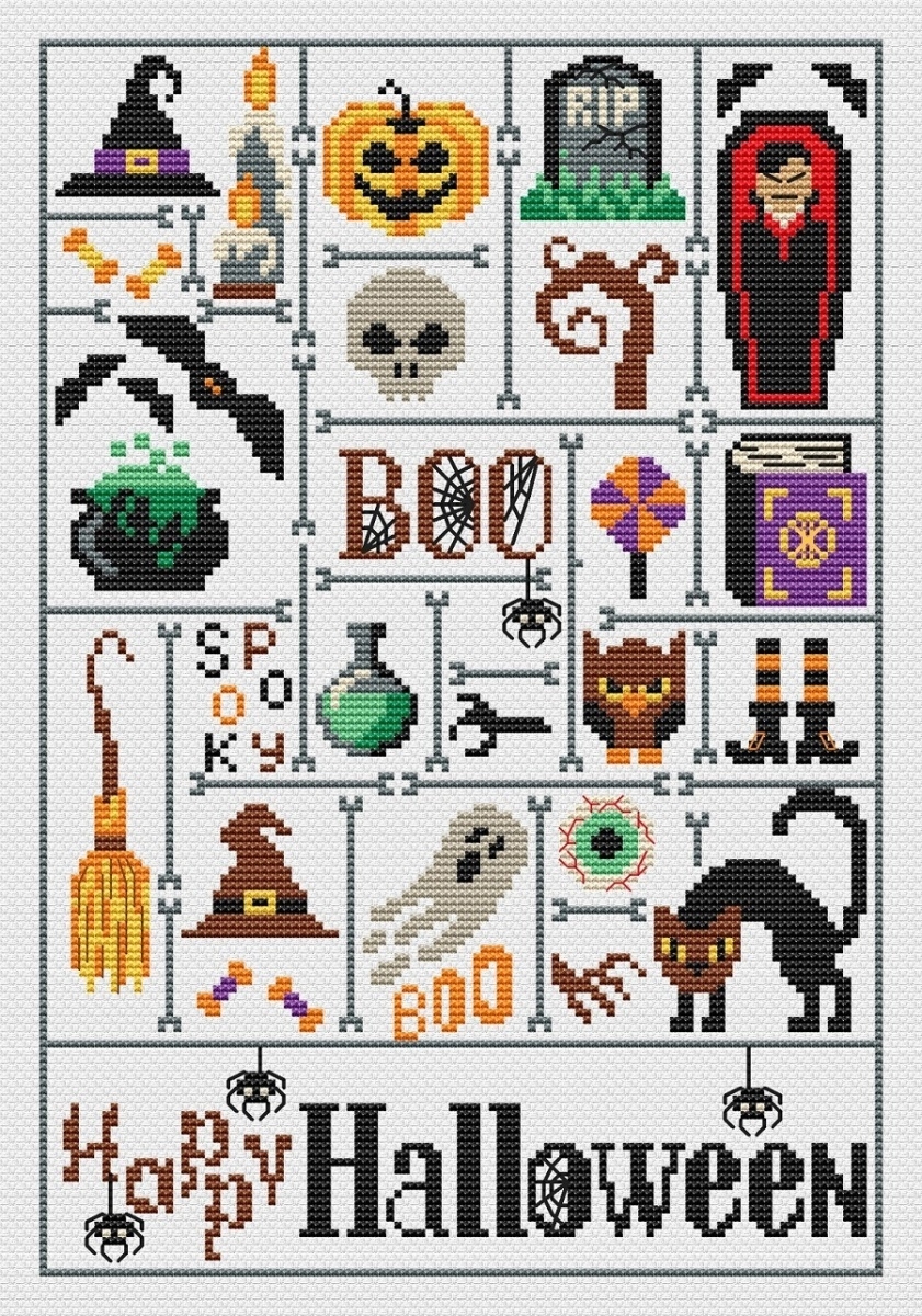 Advent Halloween Cross Stitch Pattern Code NP 072 Pivtsaeva Natalya Buy Online On Mybobbin