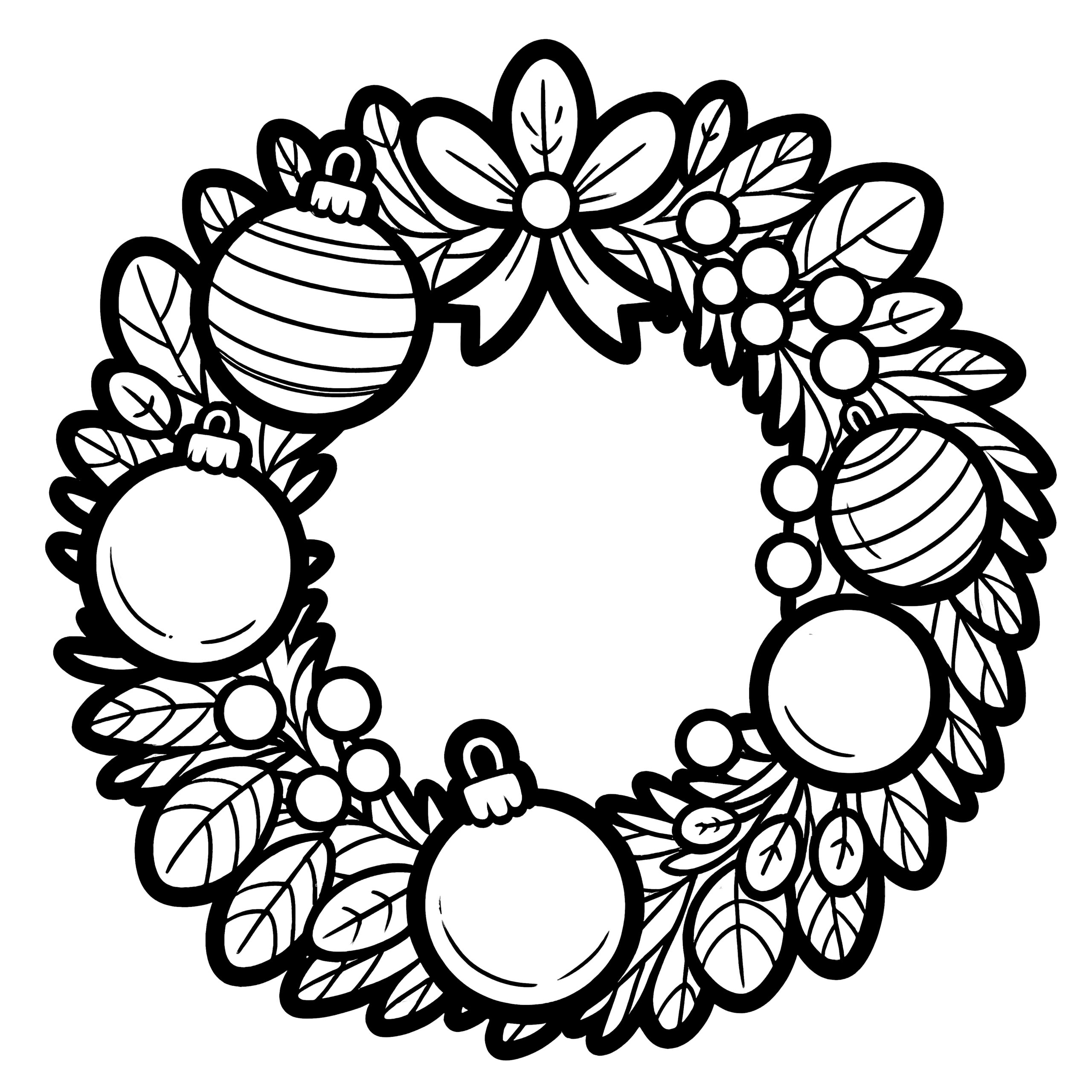 Advent Wreath For Coloring free 
