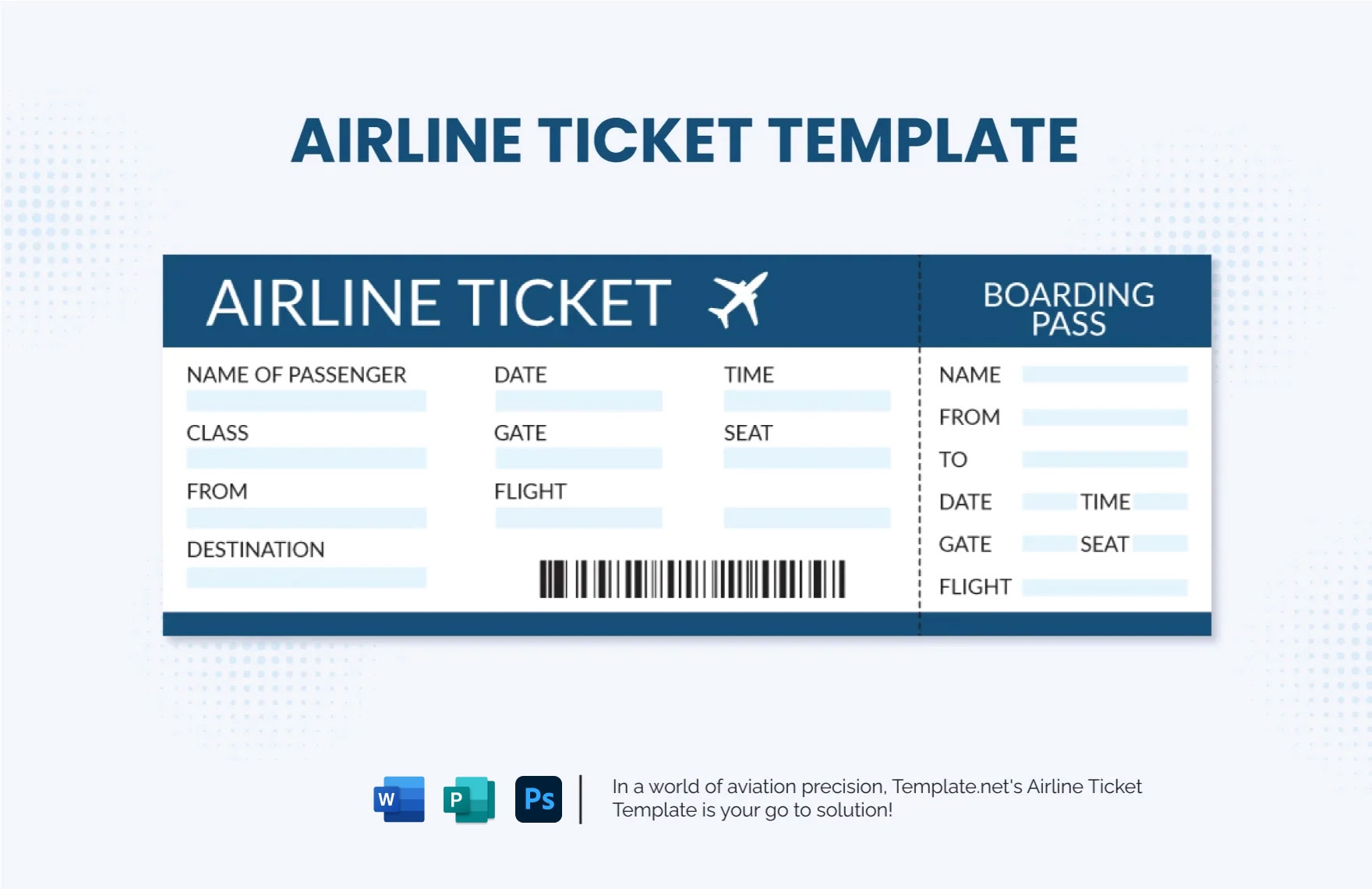 free printable boarding pass template