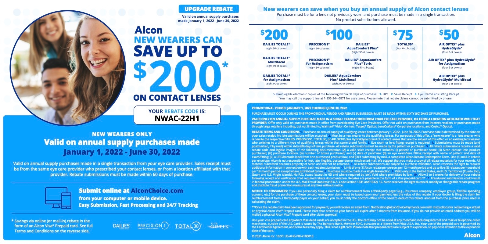 Alcon Rebate In Harlem NYC Green Eye Care