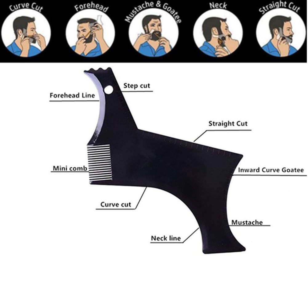 beard shaping template printable