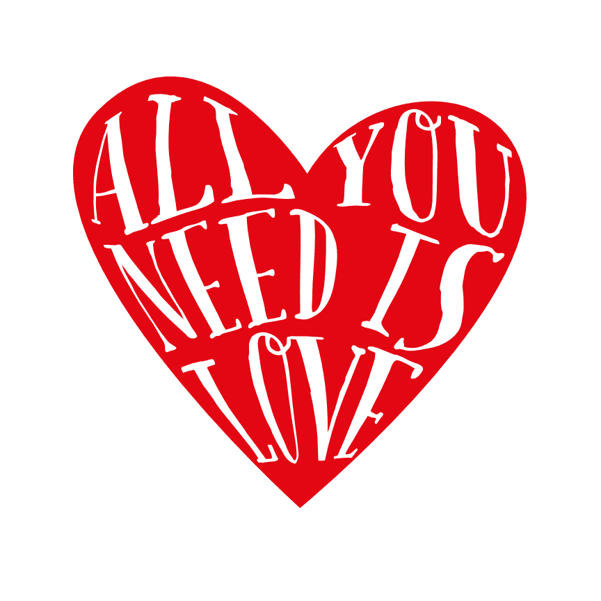 All You Need Is Love Valentine s Day Heart Free Svg File SVG Heart