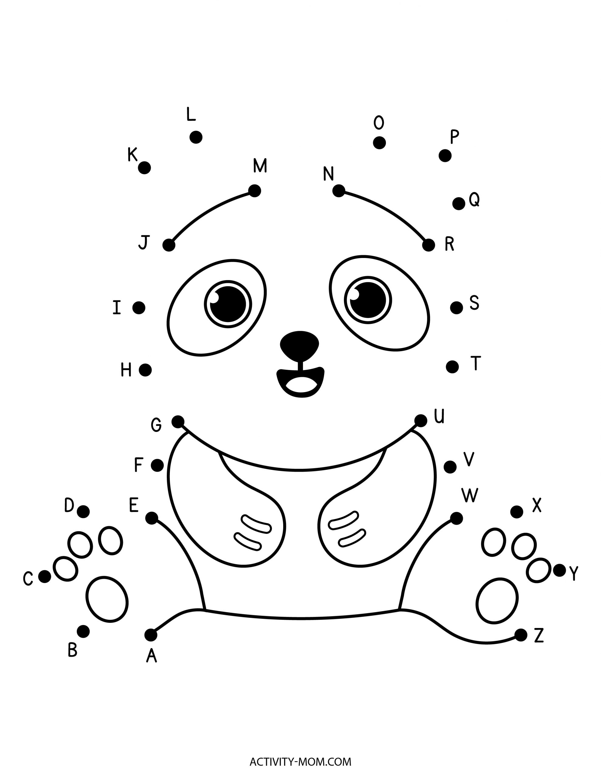 printable dot to dot