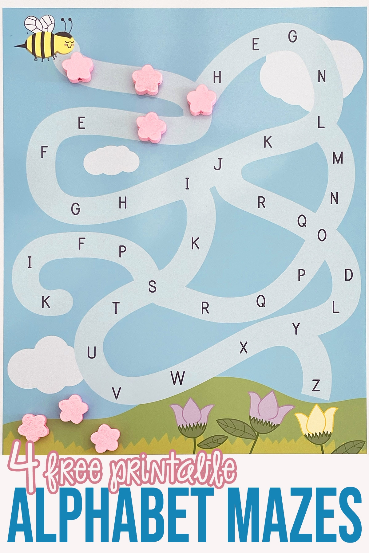 Alphabet Mazes Printable Free Games For Alphabet Learning Alphabet Mazes Printable Free Games For Alphabet Learning