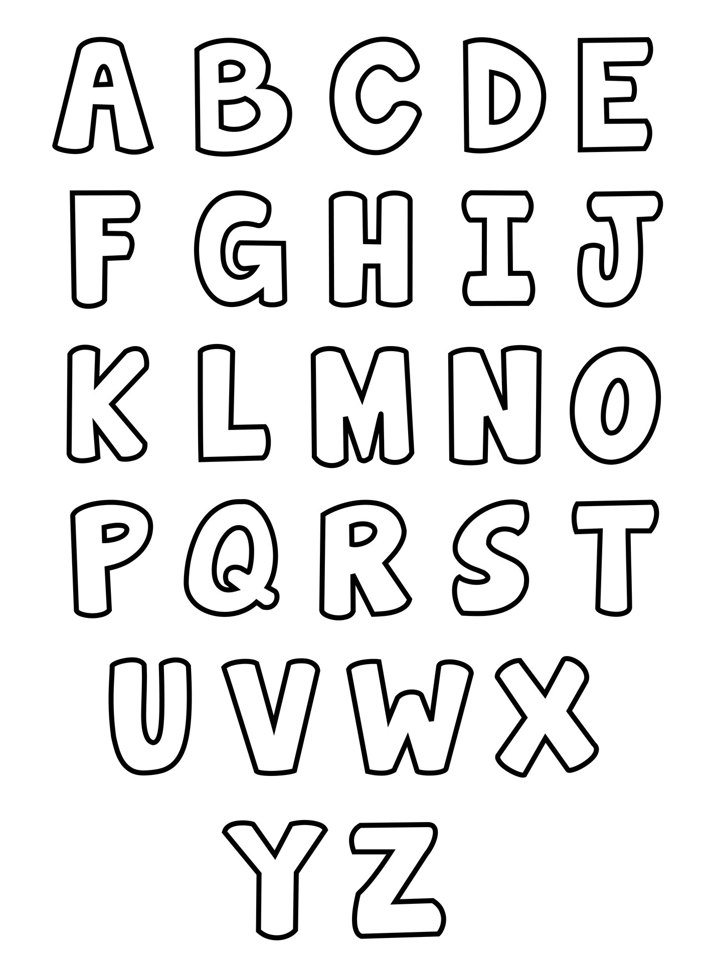 free printable alphabet templates for applique