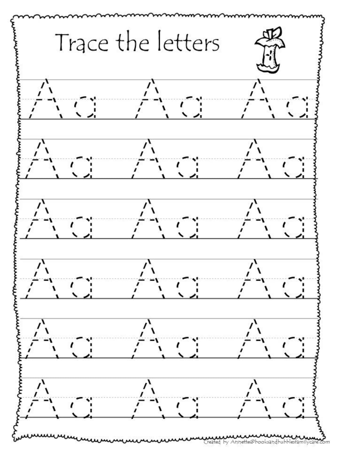 free printable preschool worksheets tracing letters