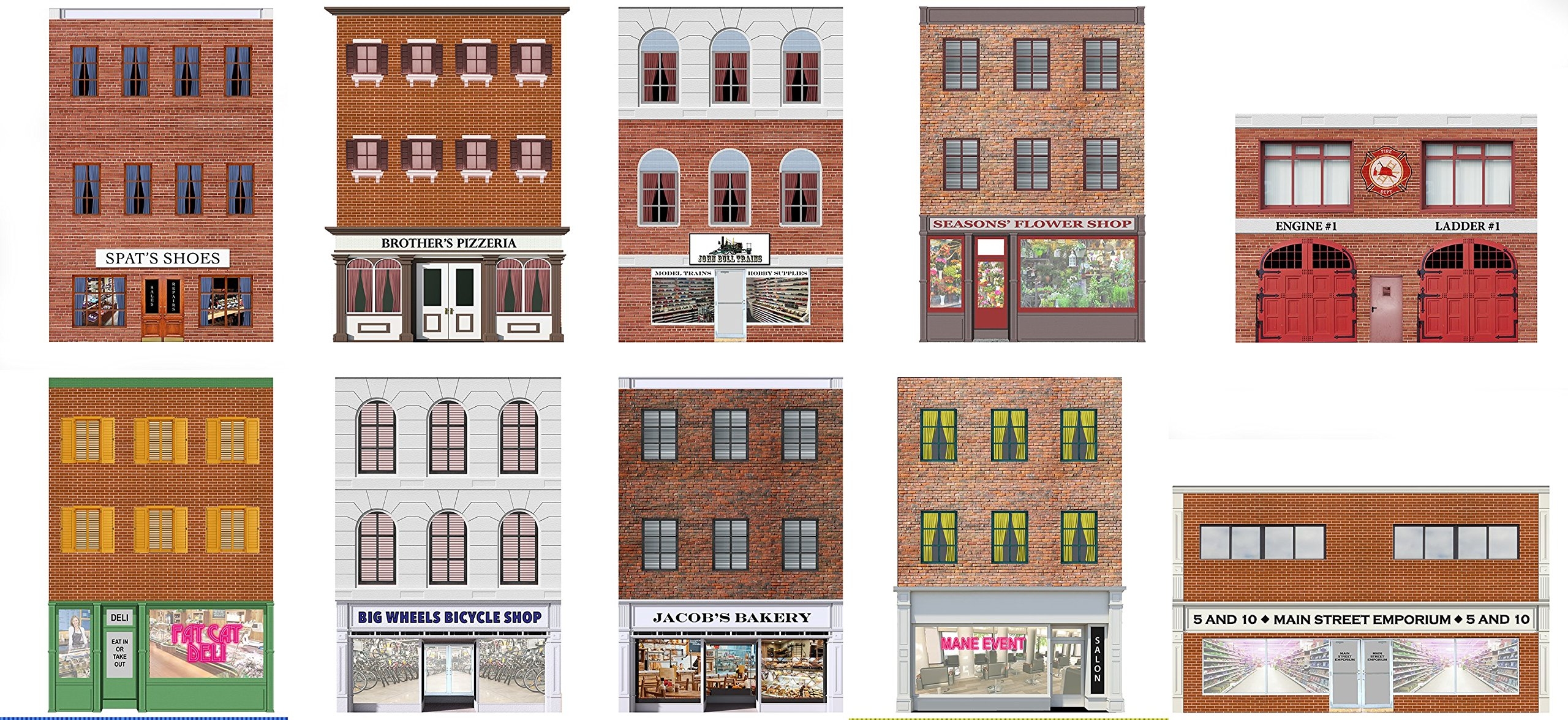 o scale printable buildings