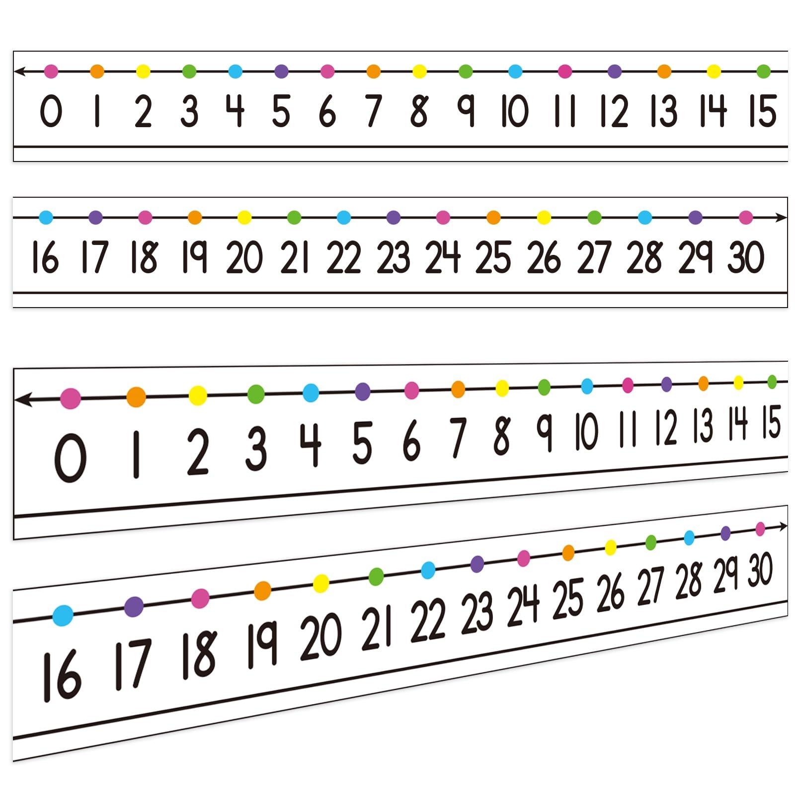 Amazon 48 Pieces Number Line 0 To 30 Student Desk Number 