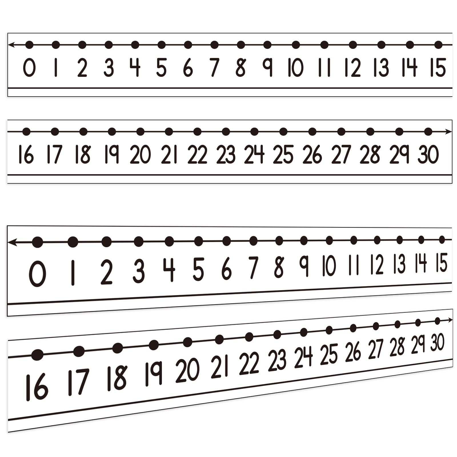 Amazon 48 Pieces Number Line 0 To 30 Student Desk Number 