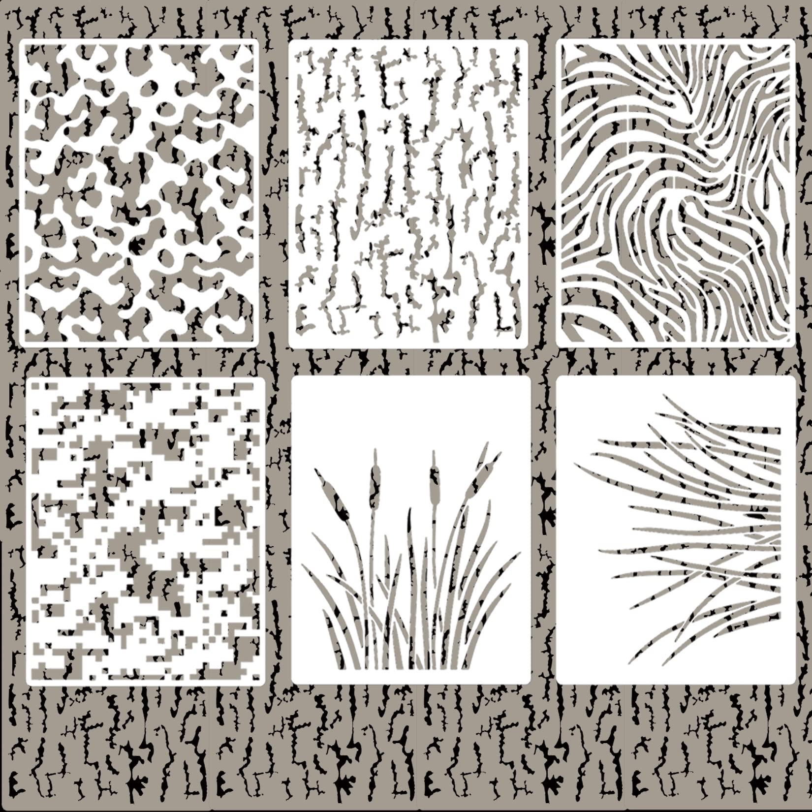digital camo stencil printable