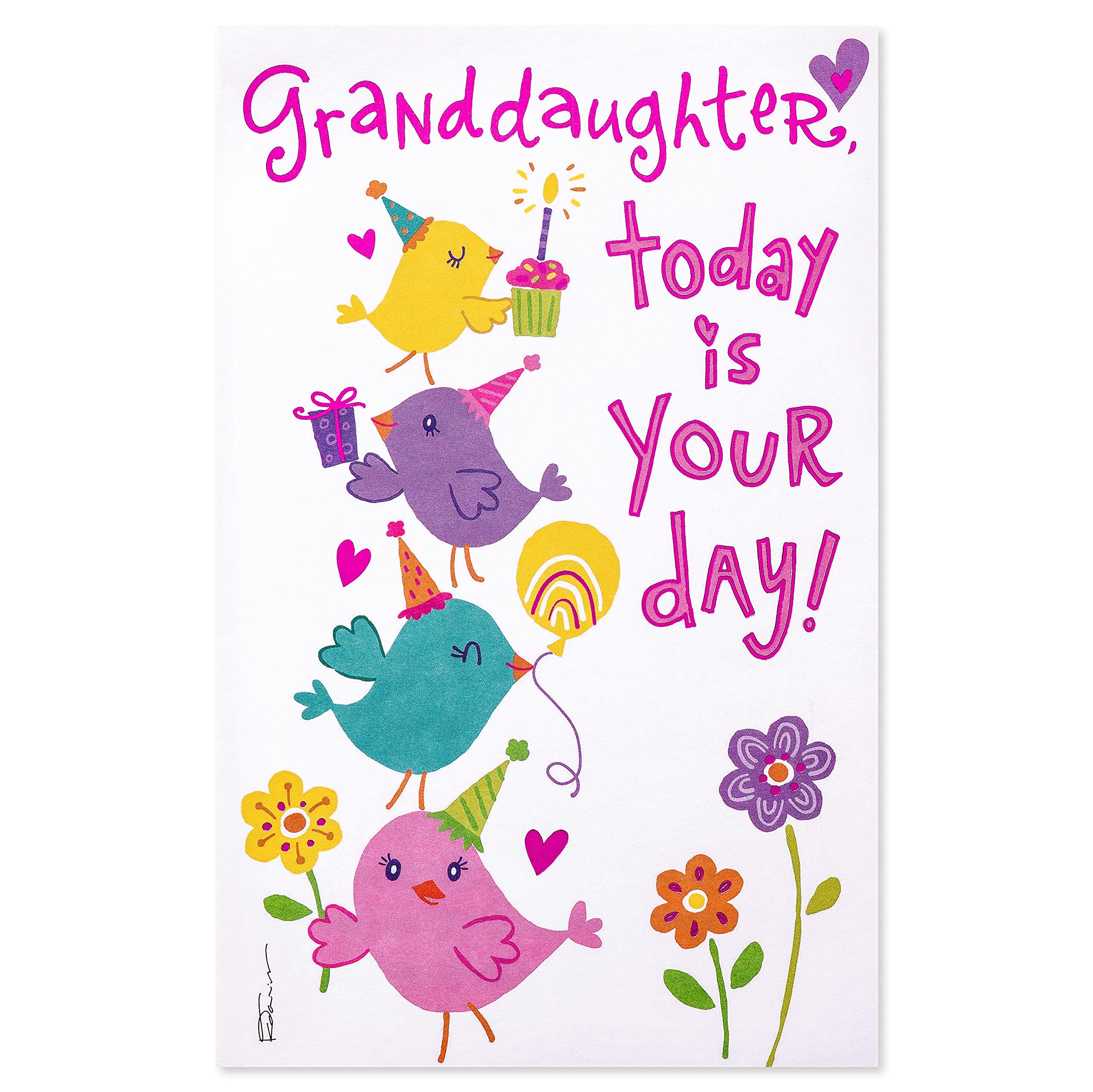 Amazon American Greetings Birthday Card For Granddaughter All About You Office Products