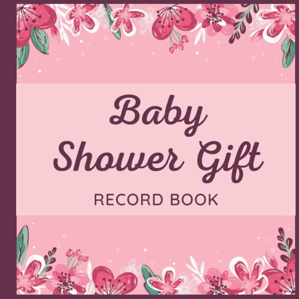 baby shower gift record printable