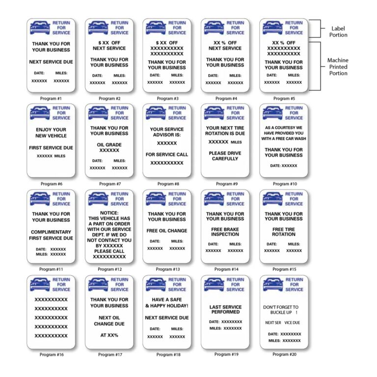 Amazon Blank White Static Cling Stock Labels Roll Large 