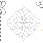 Amazon Border And Corner Feather Quilting Stencils With 
