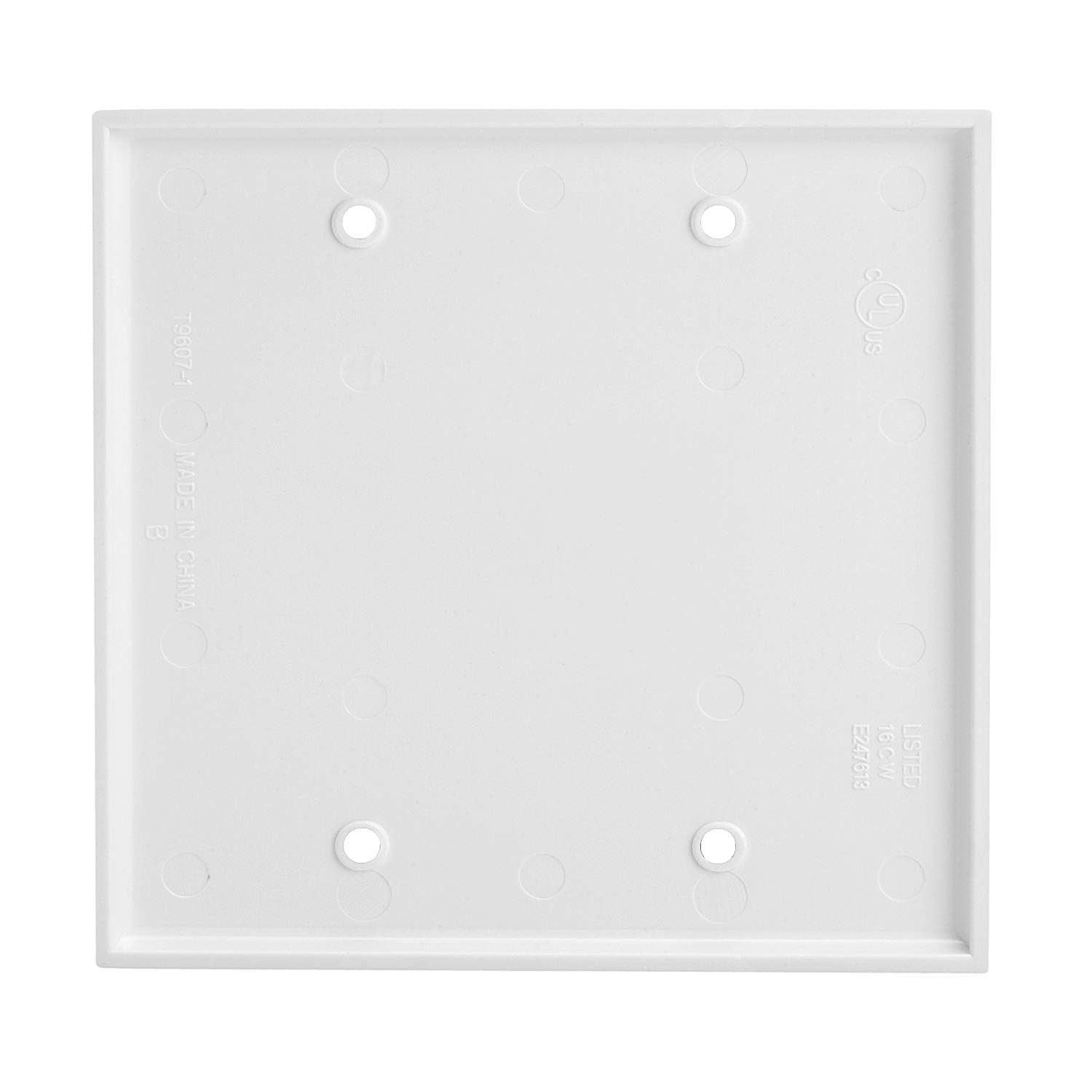 Amazon Cmple 2 Gang Blank Wall Plate Standard Size 