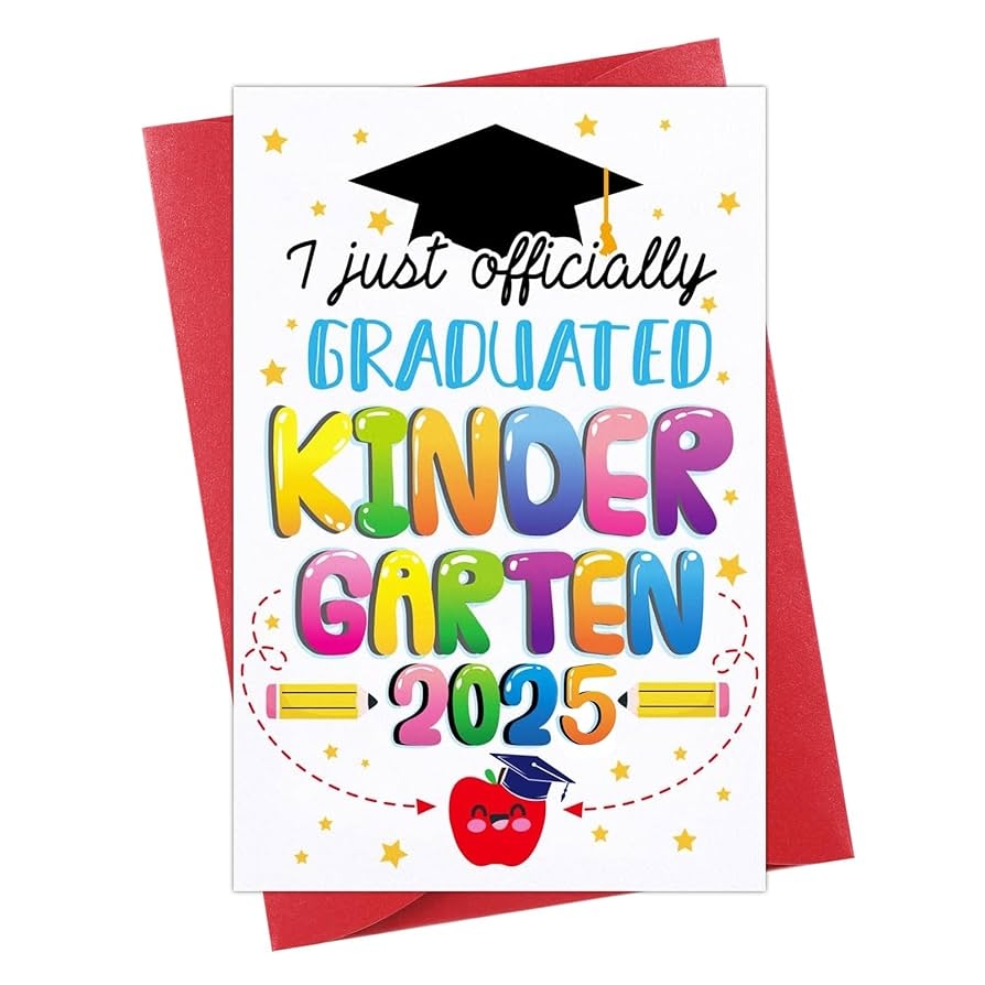 Amazon D24TIME Kindergarten Graduation Cards For Boys 2025 