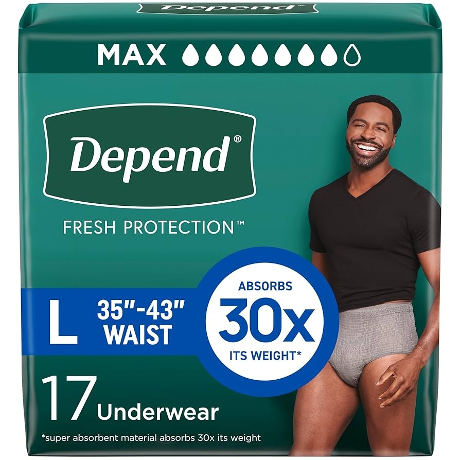 Amazon Depend Fresh Protection Adult Incontinence Underwear 