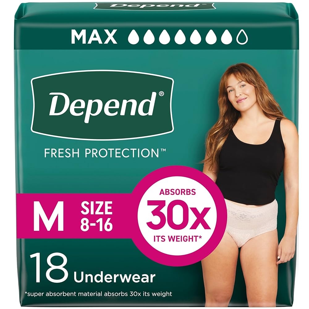 Amazon Depend Fresh Protection Adult Incontinence 