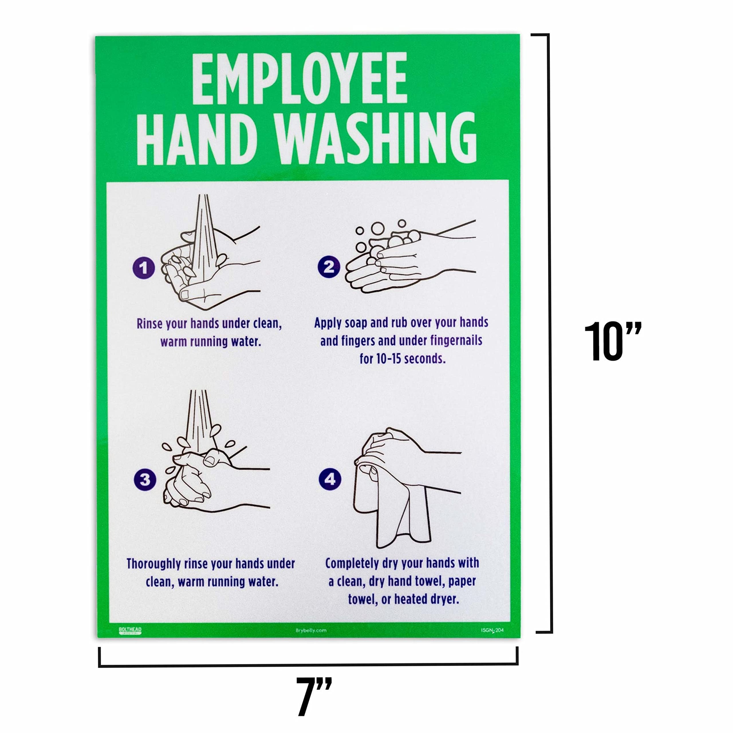 Amazon Employee Hand Washing Decal Sign Public Restroom Or 