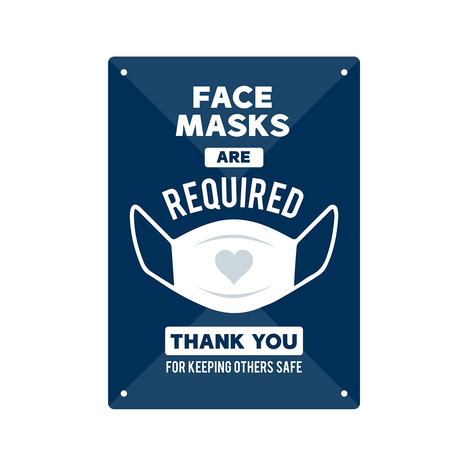 Amazon Face Masks Required Sign 10