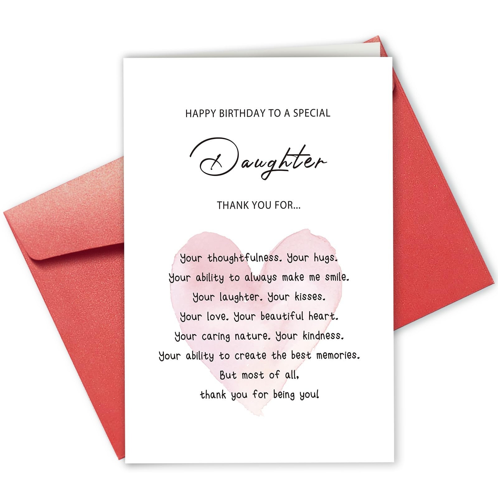 Amazon Gevinna Birthday Card For Daughter Daughter Birthday 