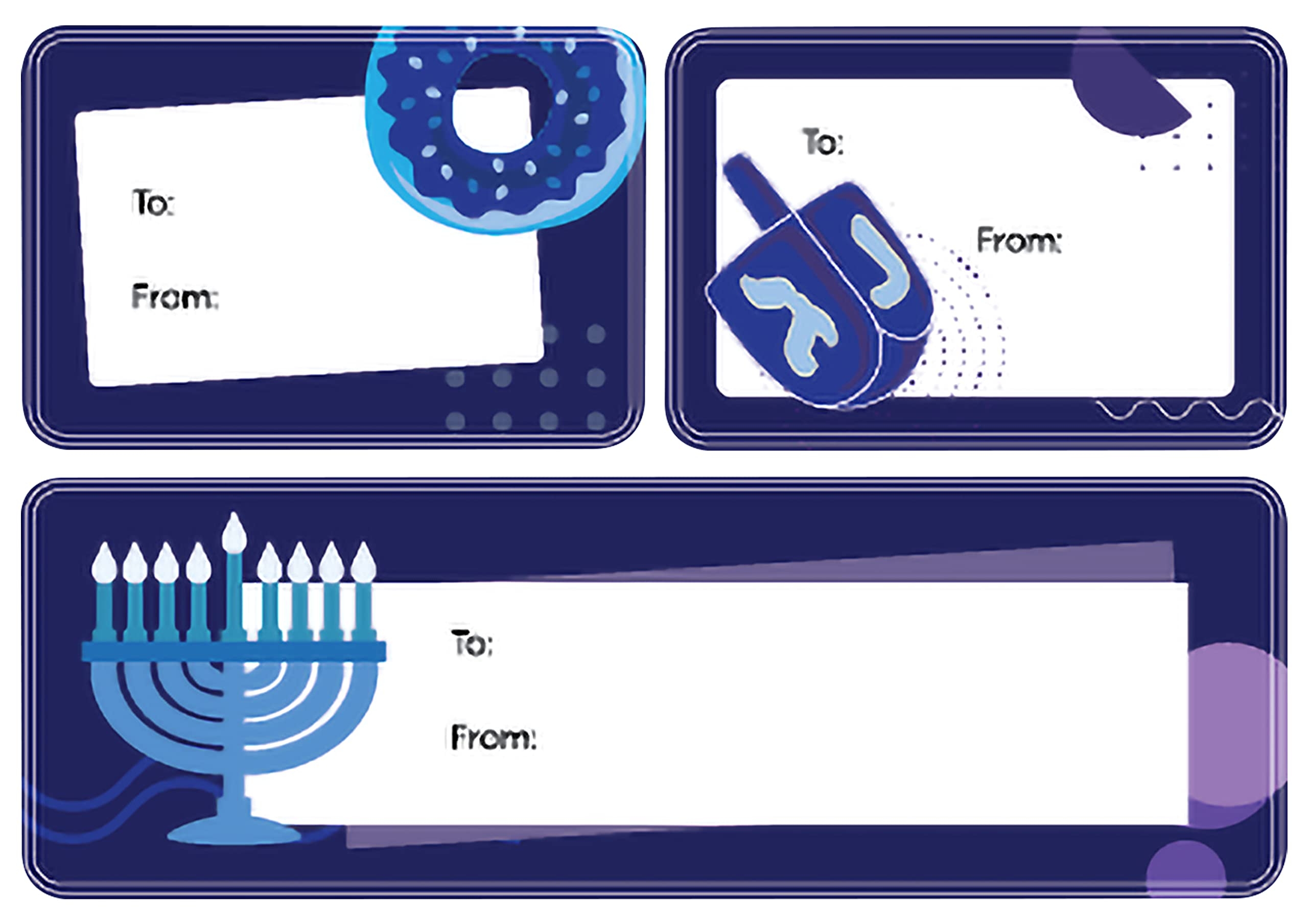 Amazon Hanukkah Gift Tags Stickers 12 Stick On Chanukah Gift Tags Assorted Hannukah Menorah And Dreidel Design Blue Gift Tags Stickers Health U0026 Household