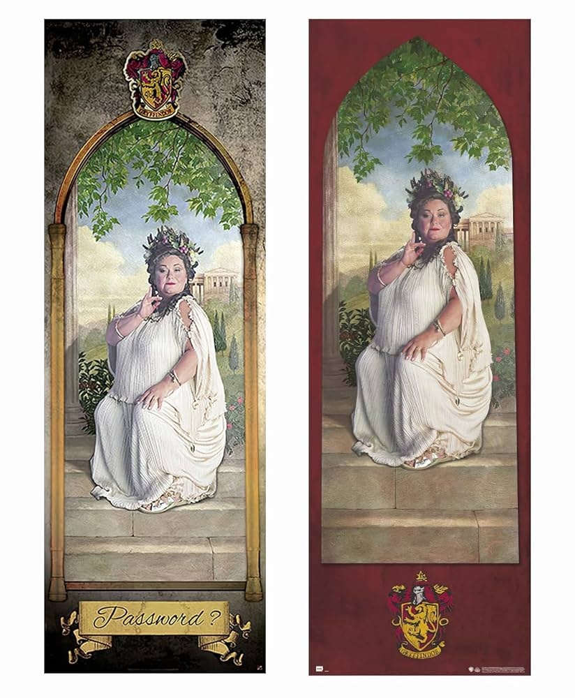 Amazon Harry Potter Door Movie Poster Set The Fat Lady Version 1 U0026 2 Size 21