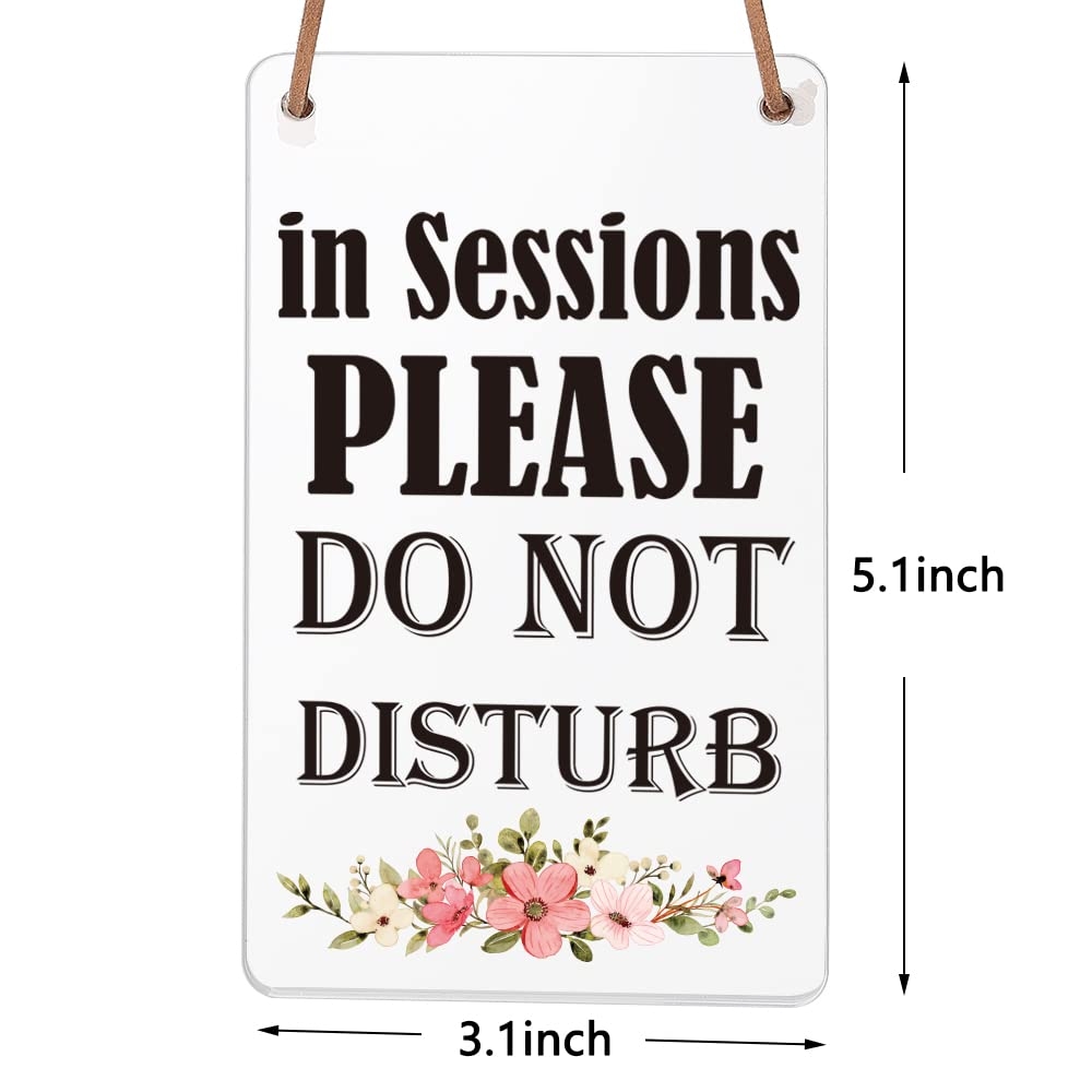 Amazon In Session Sign Cute Doorbell Sign Ideal For Home Offices Spa Treatment Law Firms Clinics Hotels During Therapy Counseling Sessions Funny Office Decoration Gift For Co Worker Coworker WAP6 Home U0026 Kitchen