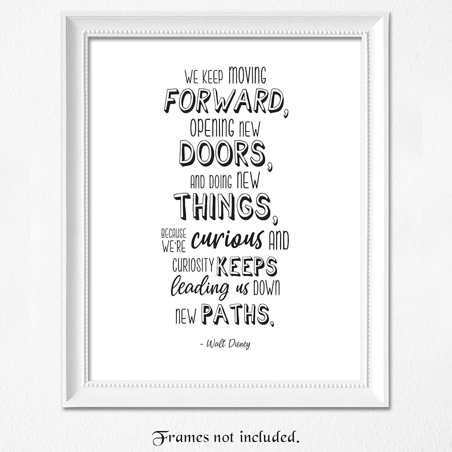 Amazon Inspirational Walt Disney Quote Prints 1 8x10 