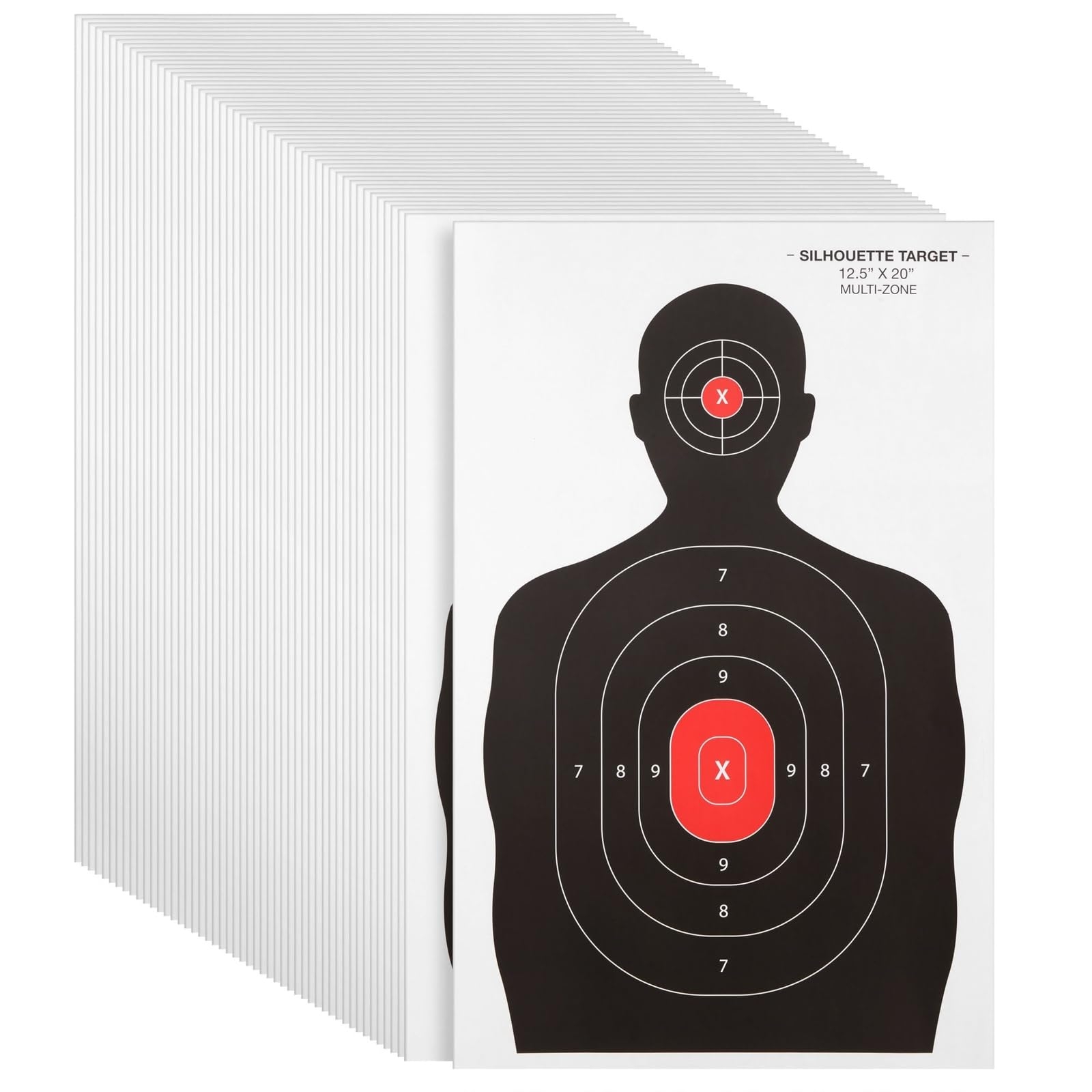 Amazon Juvale 50 Pack Paper Shooting Targets For Range Bulk 